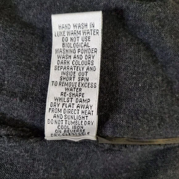 Boden Size 16R 16 Dress Light Knit Sweater Mock Wrap Midi Silk Cashmere Blend - Picture 6 of 12